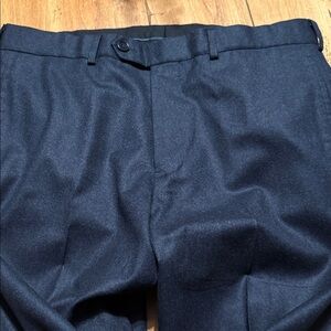Brooks Brothers Dark Blue Regent flannel  Trousers